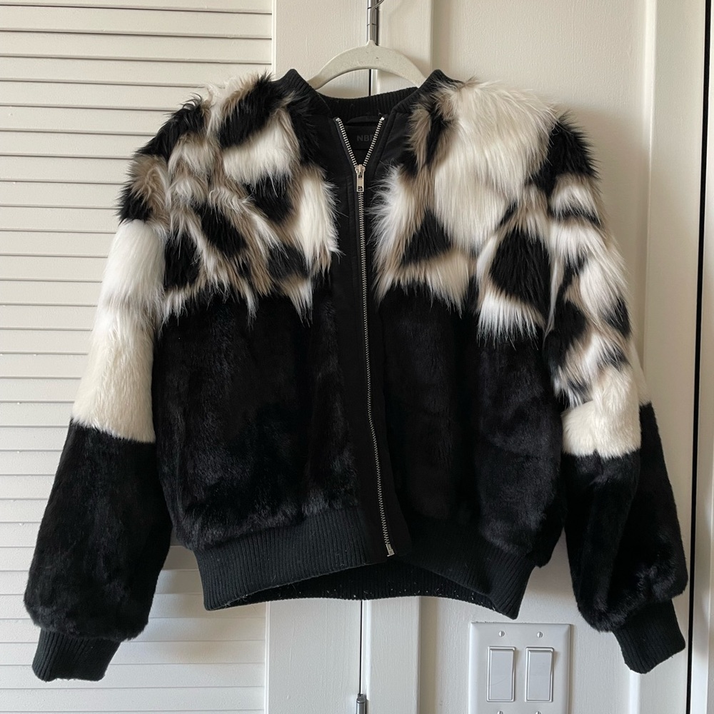 NBD Faux Fur Jacket